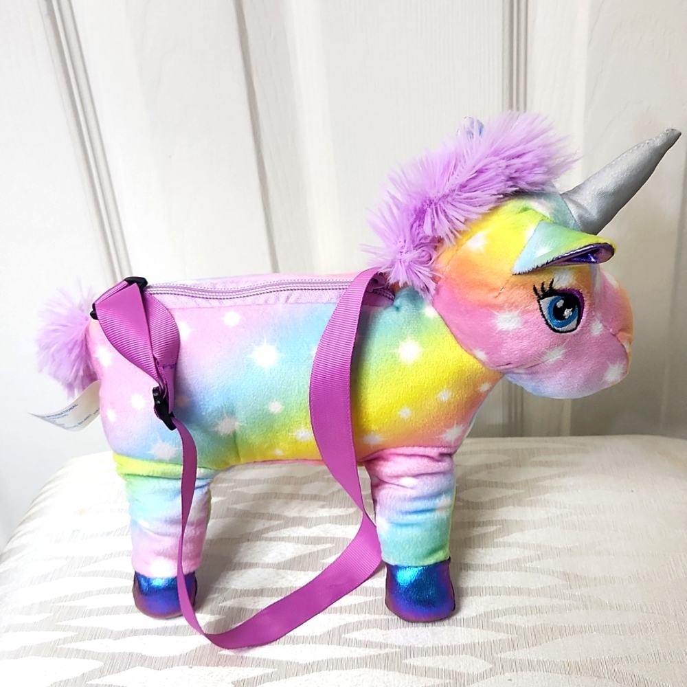 Childrens Unicorn 🦄 Rainbow, Stuffed Animal Purse